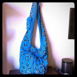 Boho Bohemian Hobo Crossover Peace Hippy Bag